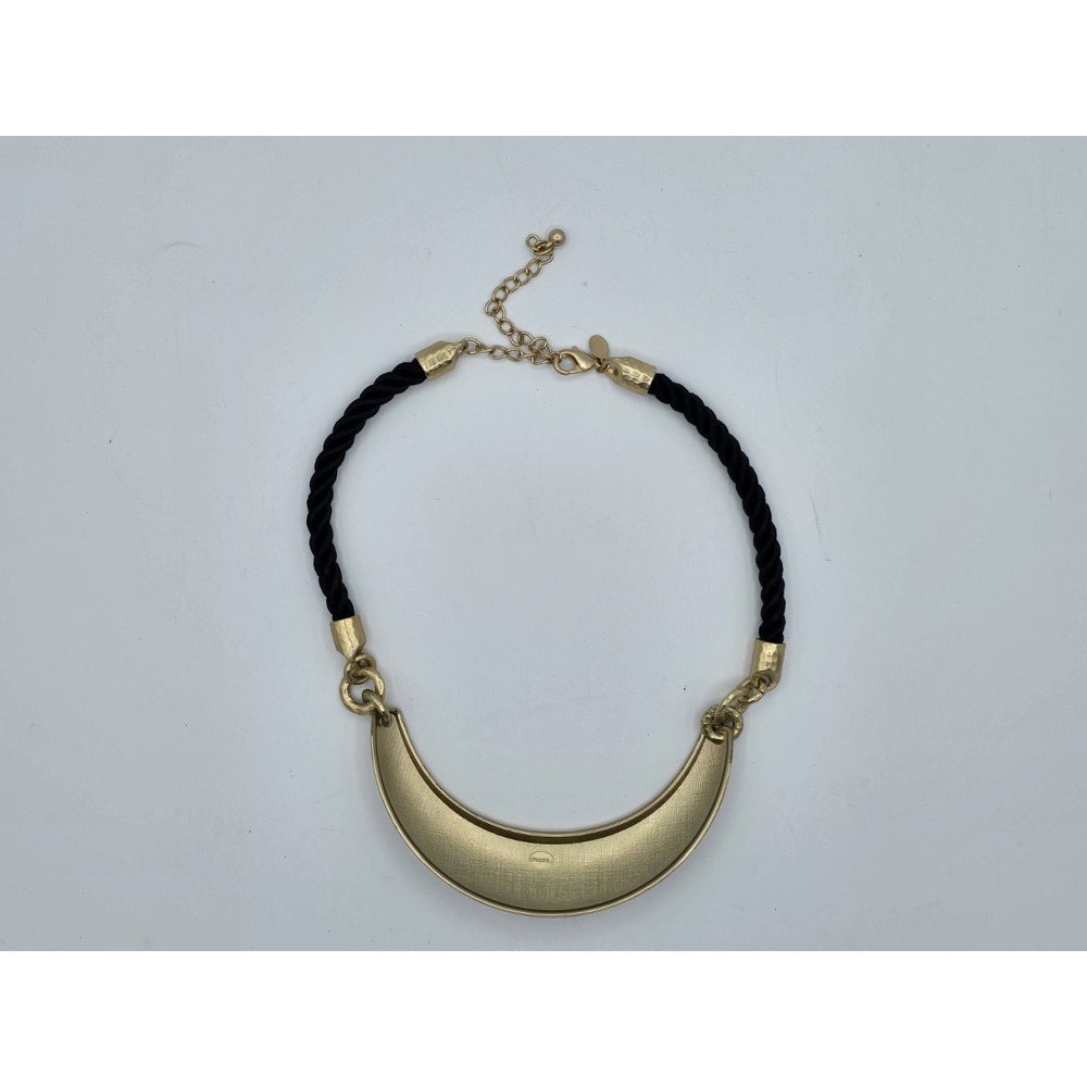 VINTAGE Chico's Fashion Statement Gold Toned Necklace -‎ 24" Excellent Condition - Picture 3 of 9